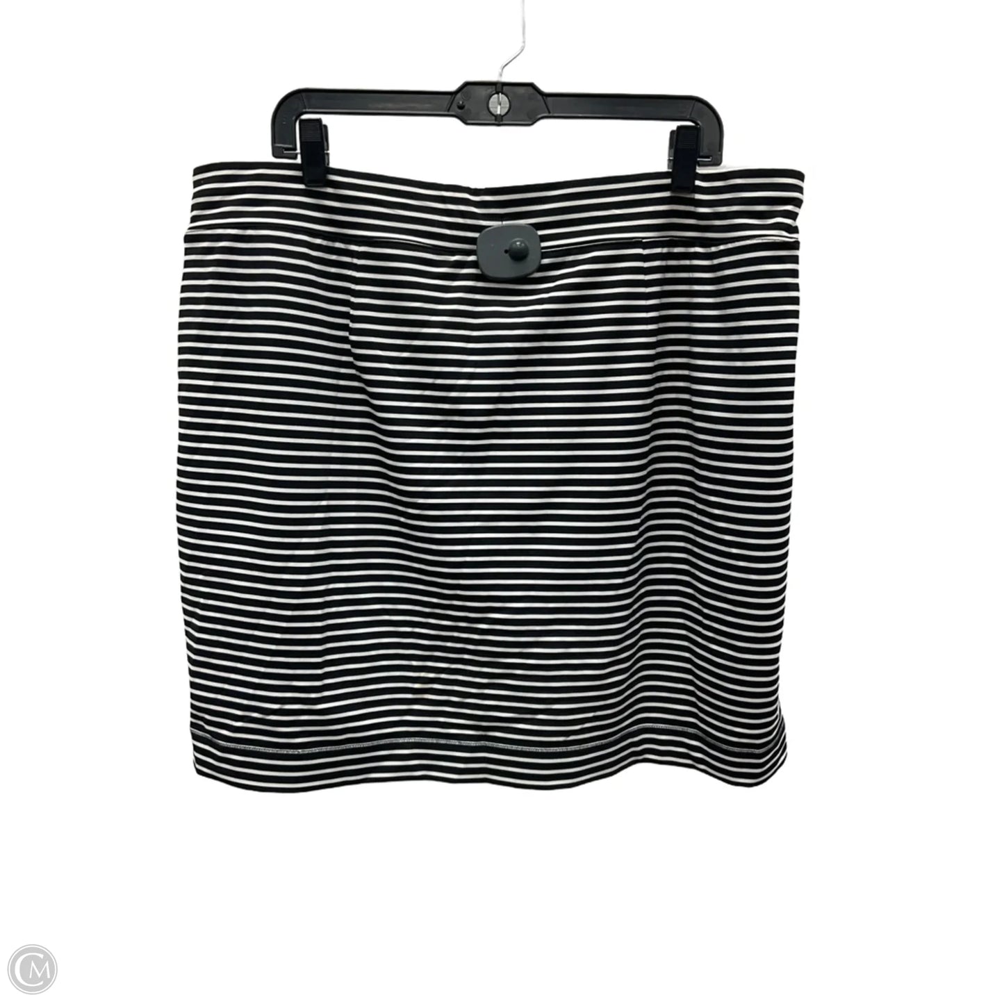 Skort By Chicos In Striped Pattern, Size: Xl