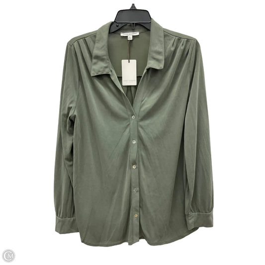 Blouse Long Sleeve By Green Envelope In Green, Size: Xl