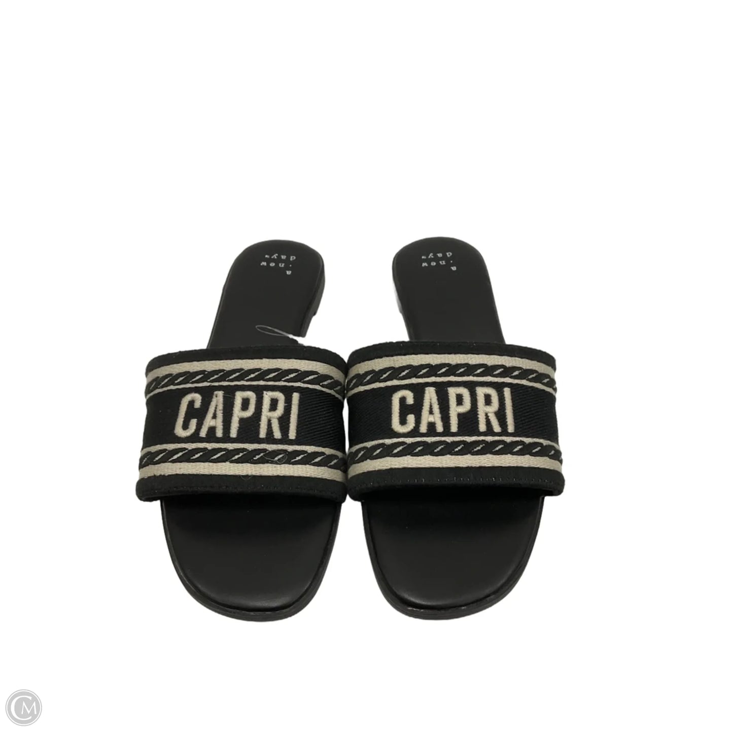 Sandals Flats By A New Day In Black, Size: 6.5