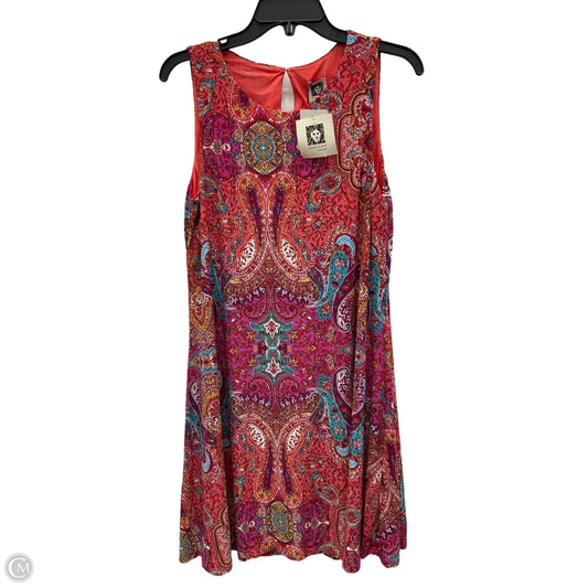 Dress Casual Midi By Anne Klein In Multi-colored, Size: 8