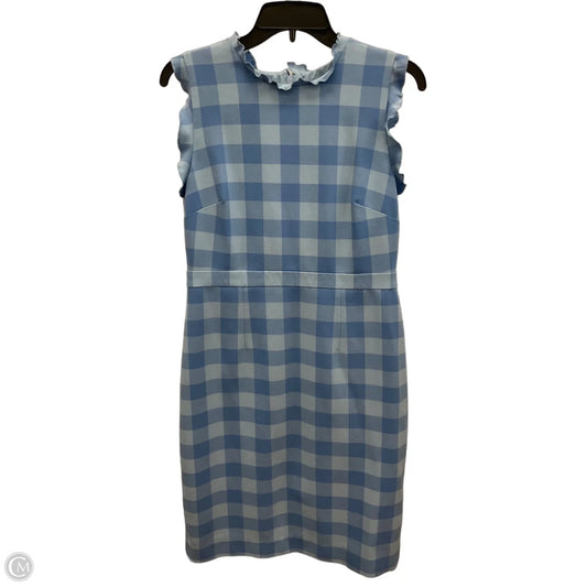 Dress Casual Midi By J. Crew In Checkered Pattern, Size: 8