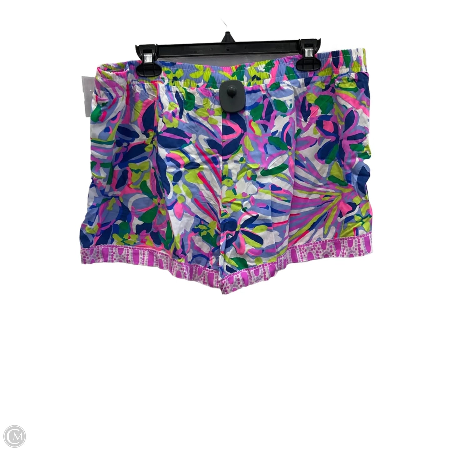 Shorts Designer By Lilly Pulitzer In Pink & Purple, Size: Xl
