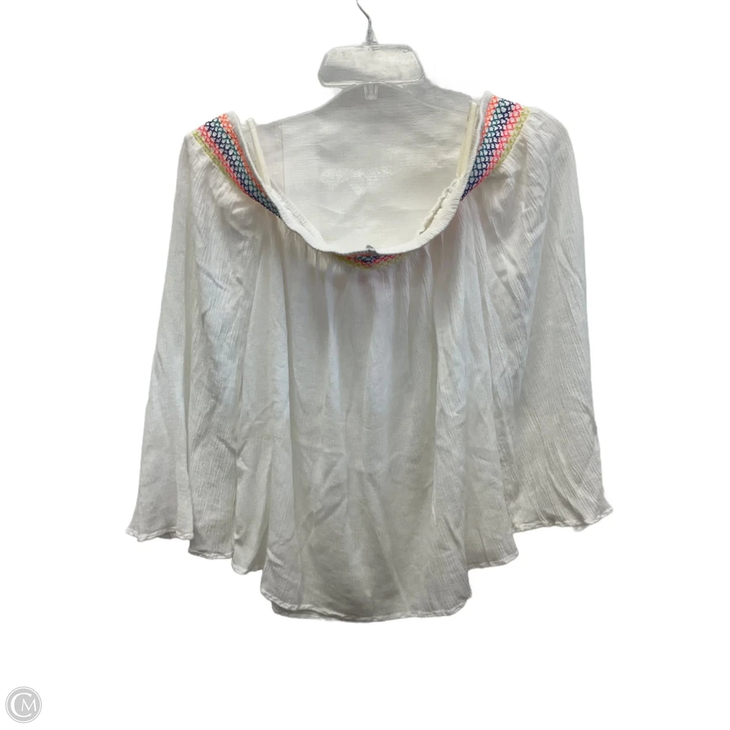 Top Long Sleeve Designer By Lilly Pulitzer In White, Size: Xl