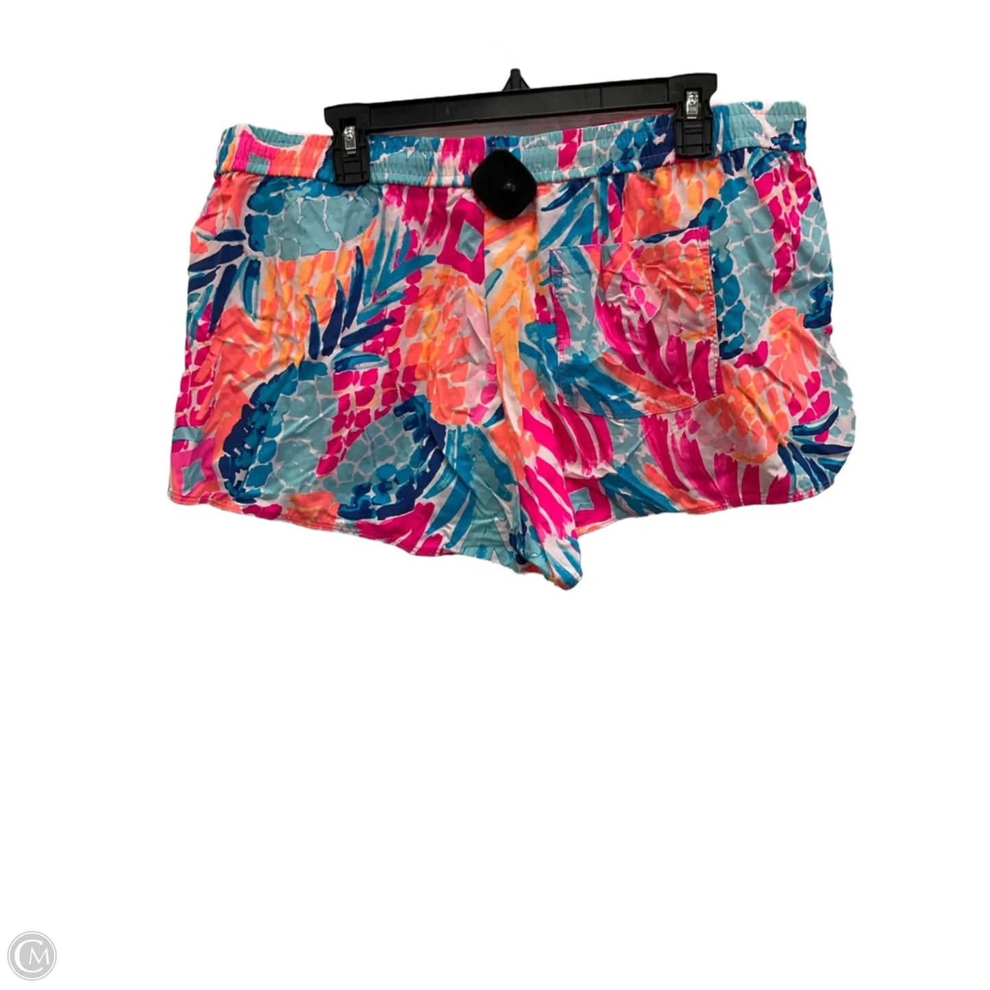 Shorts Designer By Lilly Pulitzer In Orange & Pink, Size: Xl