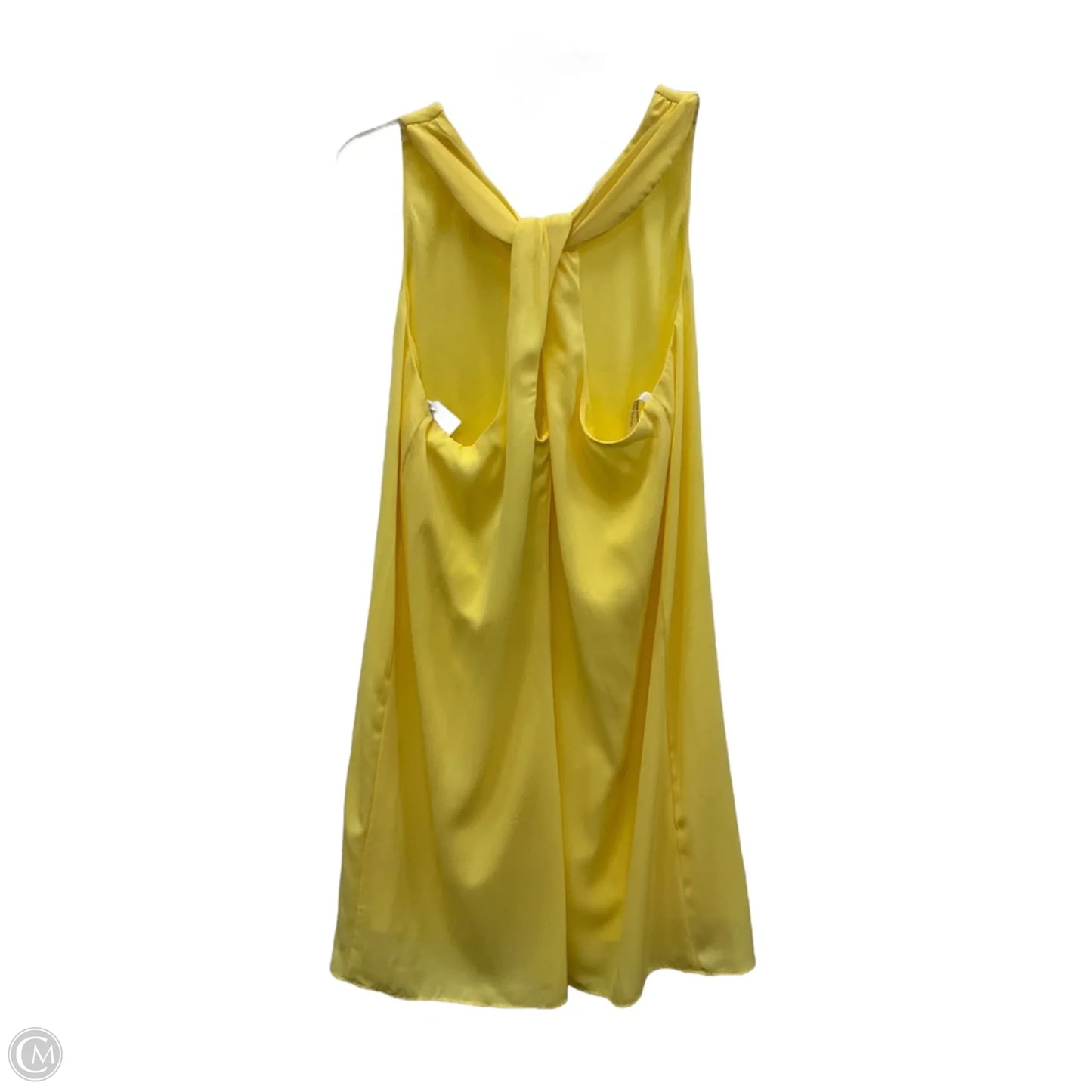 Dress Casual Midi By Bisou Bisou In Yellow, Size: M