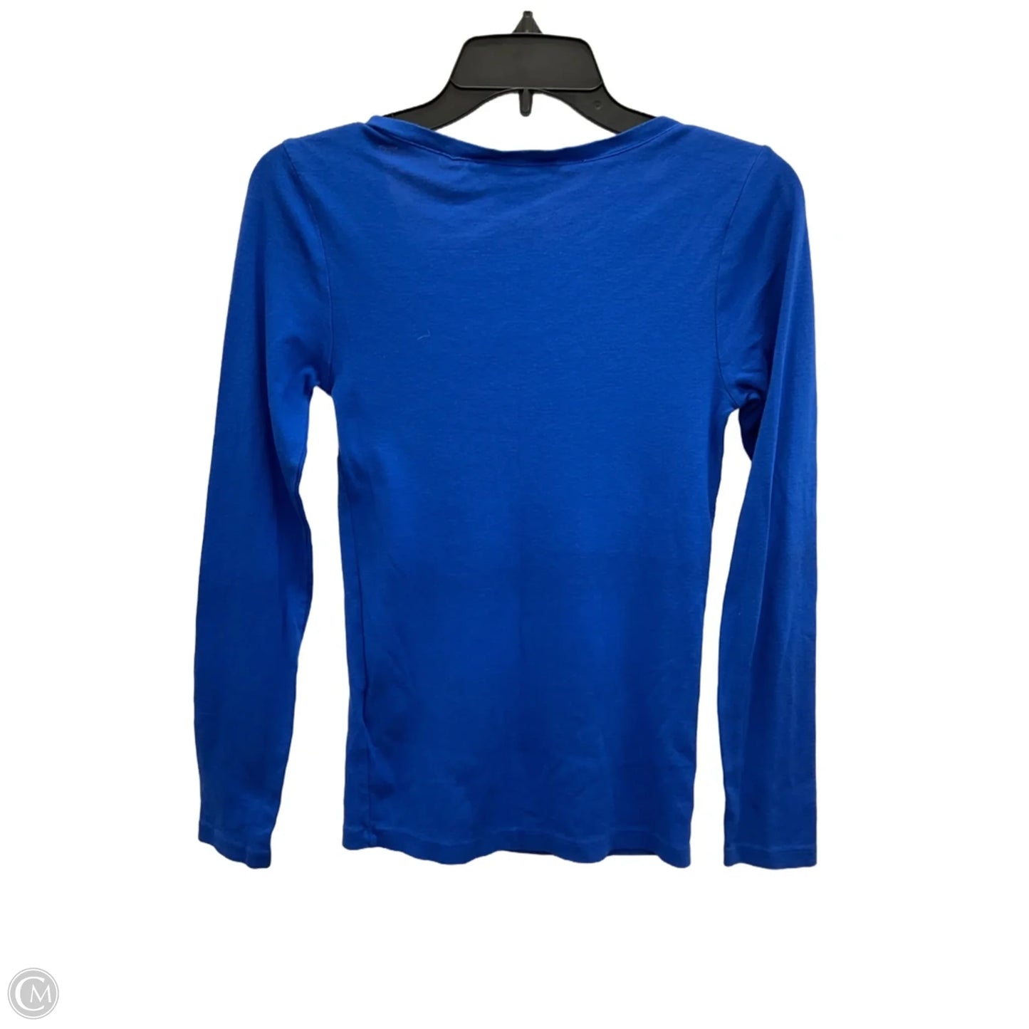 Top Long Sleeve Basic By Ralph Lauren In Blue, Size: M