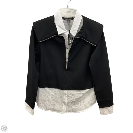 Top Long Sleeve By White House Black Market In Black, Size: Xs