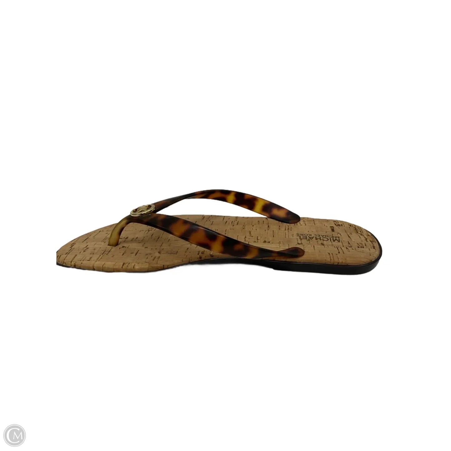 Sandals Designer By Michael Kors In Tortoise Shell Print, Size: 9