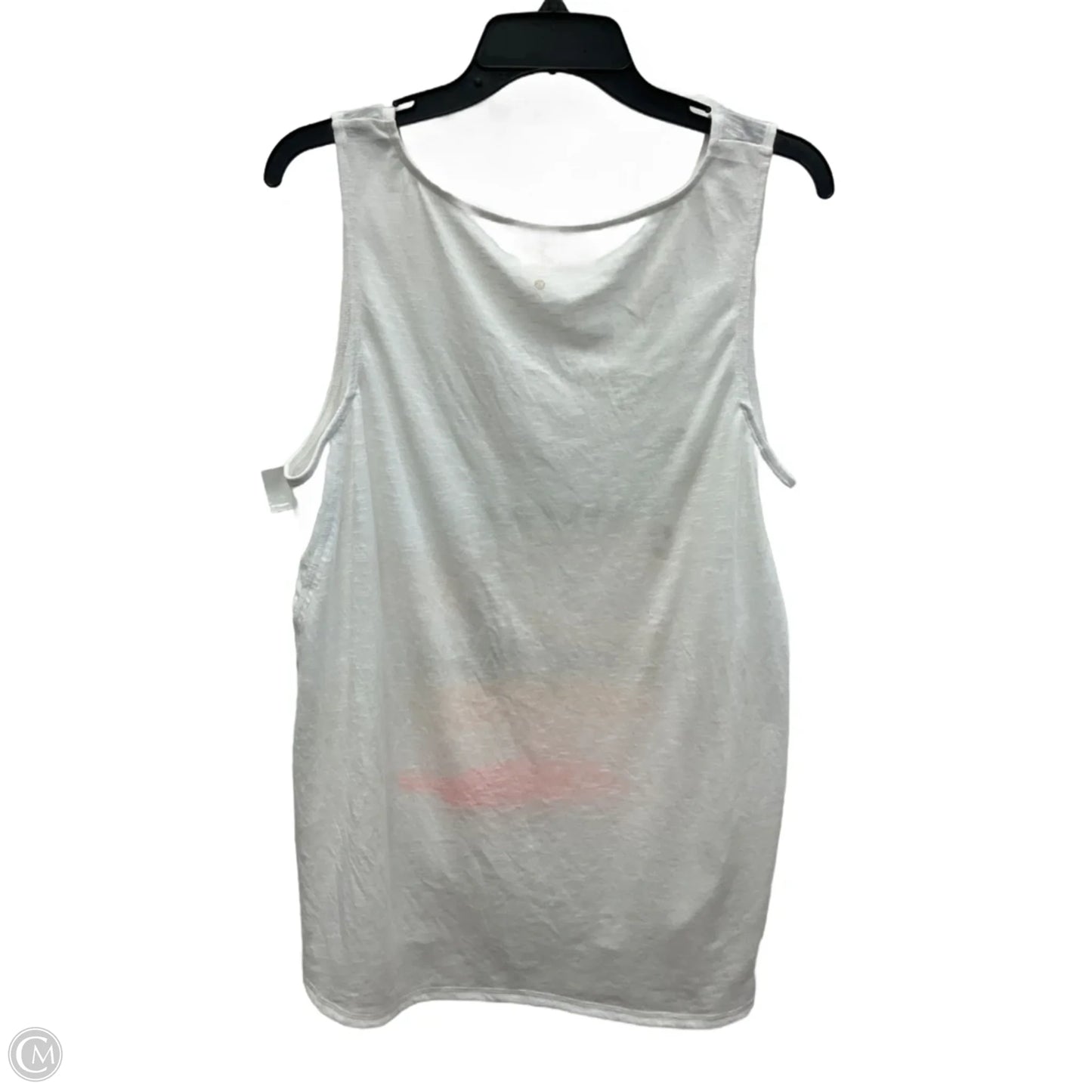 Top Sleeveless Designer By Lilly Pulitzer In White, Size: Xl
