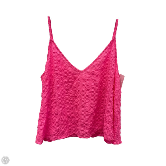 Top Sleeveless Designer By Lilly Pulitzer In Pink, Size: L