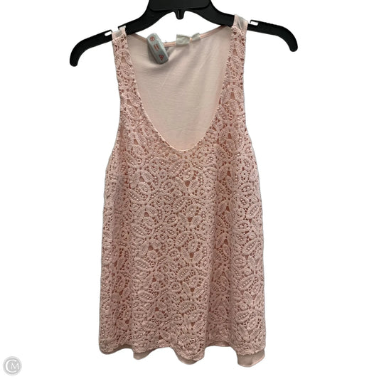 Top Sleeveless By Gap In Pink, Size: M