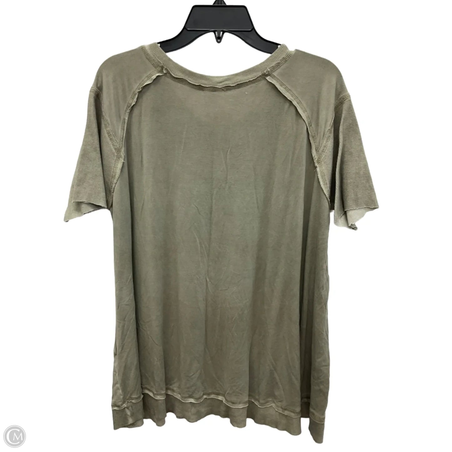 Top Short Sleeve By Pol In Green, Size: S