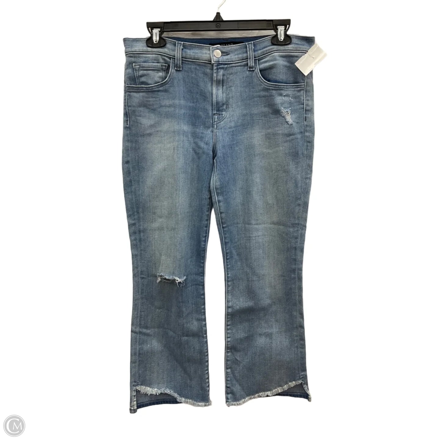 Jeans Flared By J Brand In Blue Denim, Size: 6
