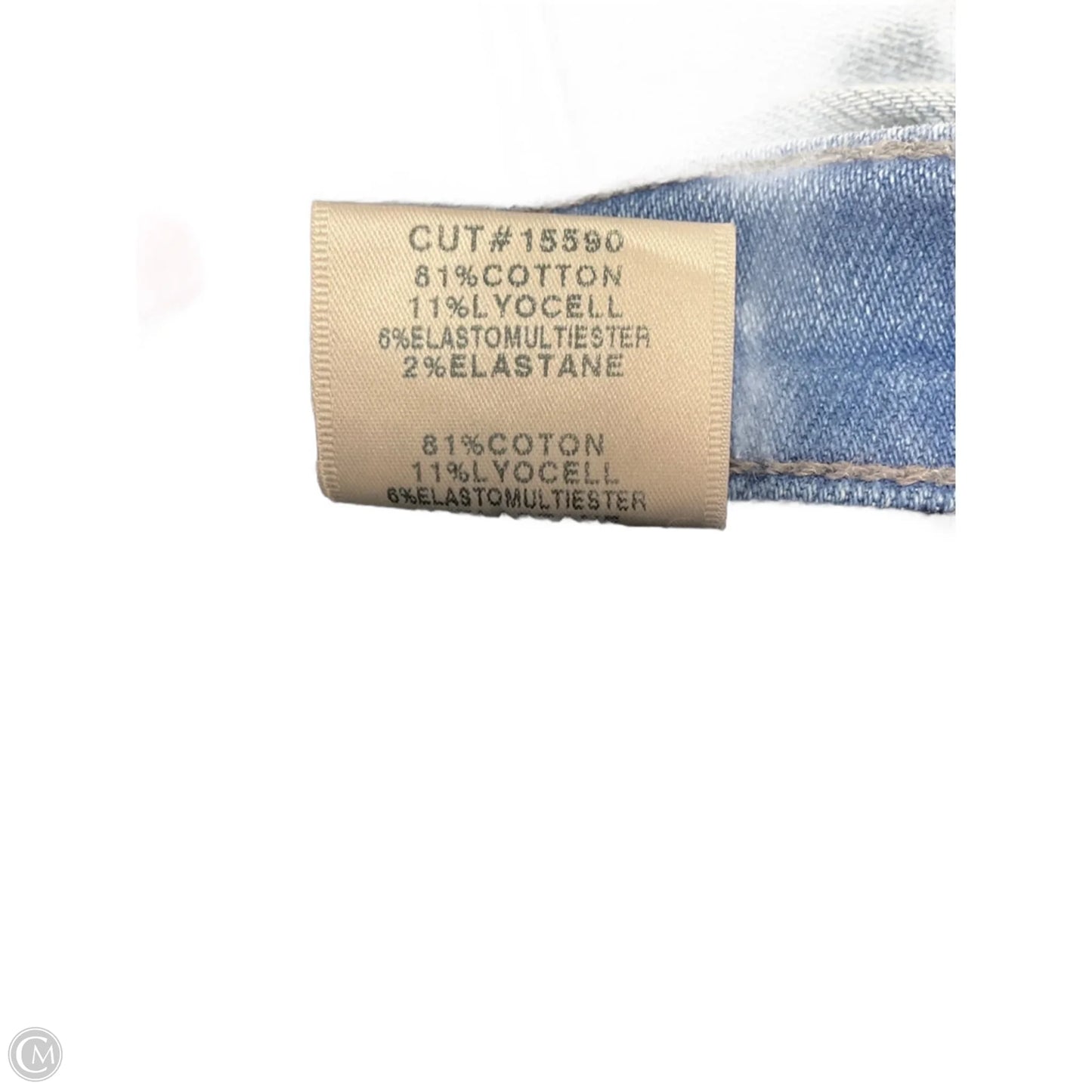 Jeans Flared By J Brand In Blue Denim, Size: 6