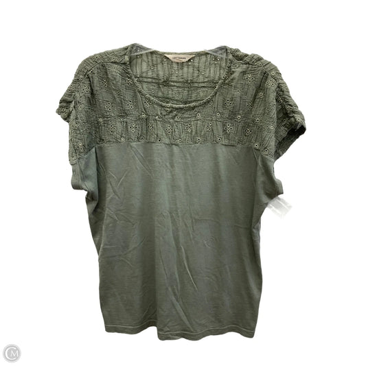 Top Sleeveless By Lucky Brand In Green, Size: L