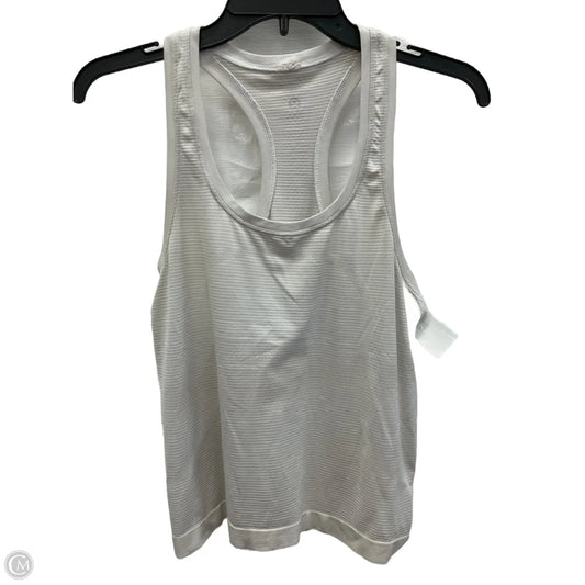 Athletic Tank Top By Lululemon In White, Size: S