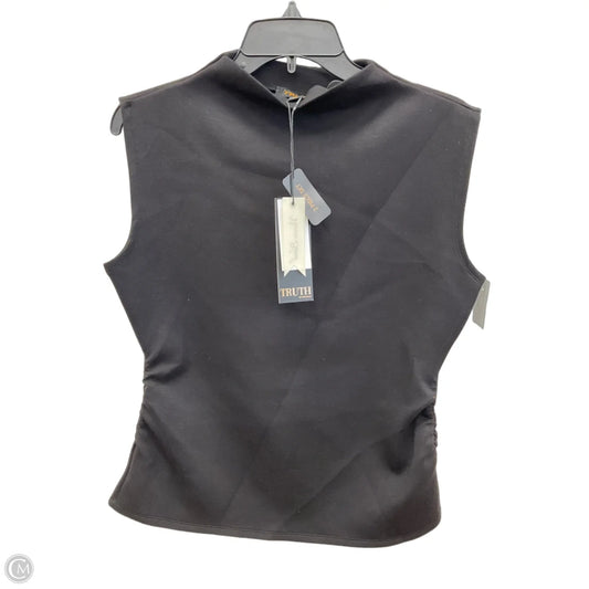 Top Sleeveless By Truth In Black, Size: M