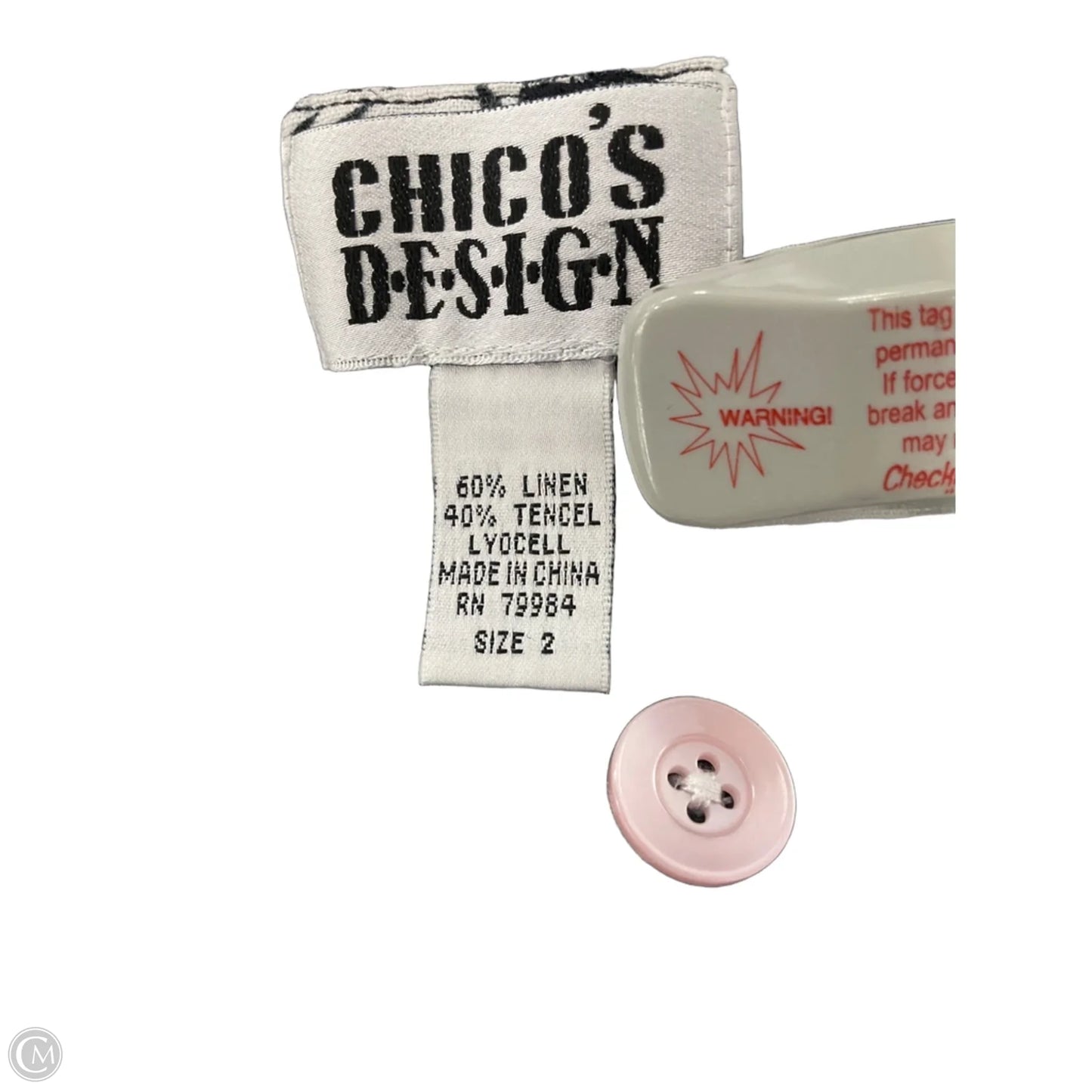 Pants Linen By Chicos In Black, Size: L