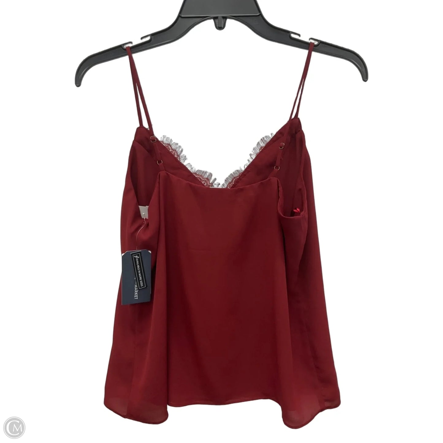 Top Sleeveless By Melrose And Market In Maroon, Size: Xs