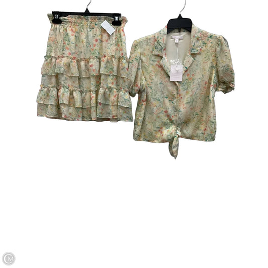 Skirt Mini & Short By Lc Lauren Conrad In Yellow, Size: Xs