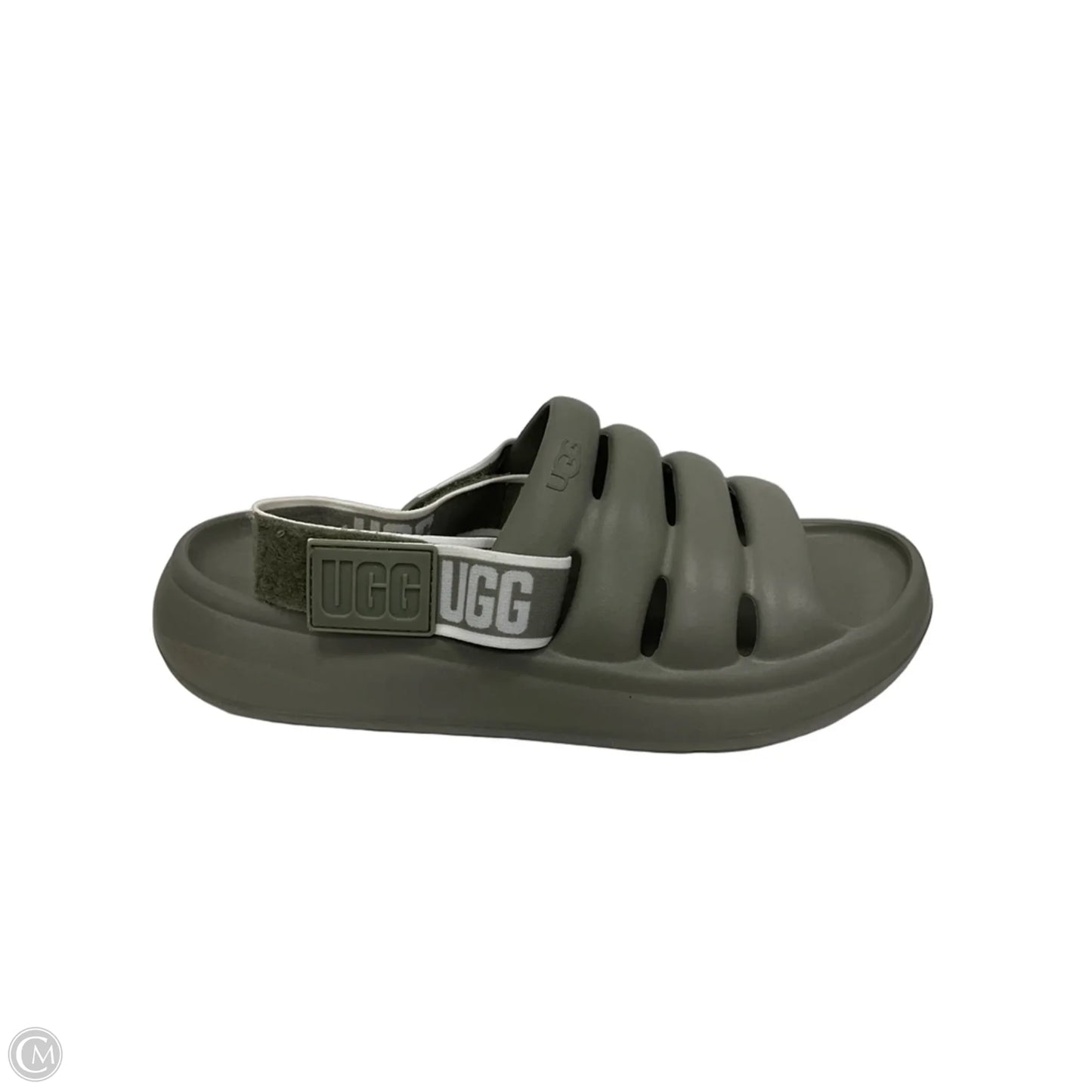 Sandals Designer By Ugg In Green, Size: 9