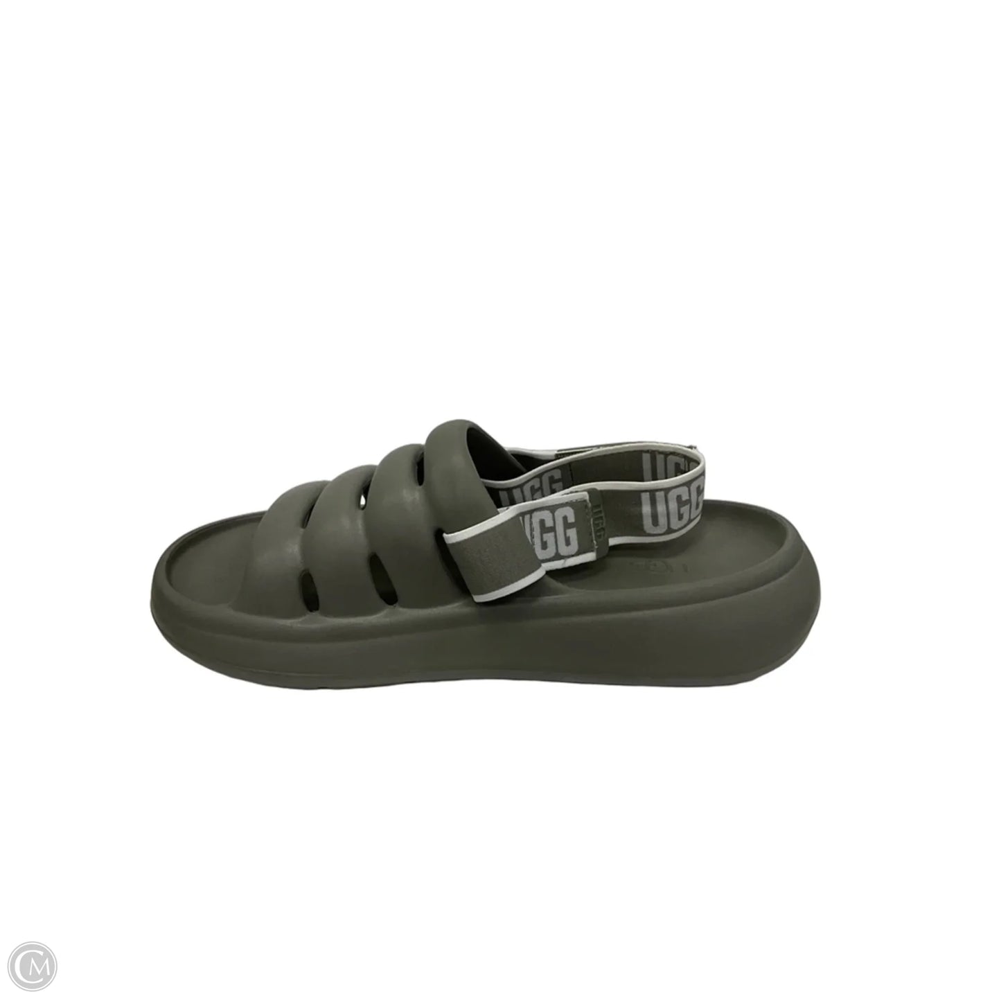 Sandals Designer By Ugg In Green, Size: 9