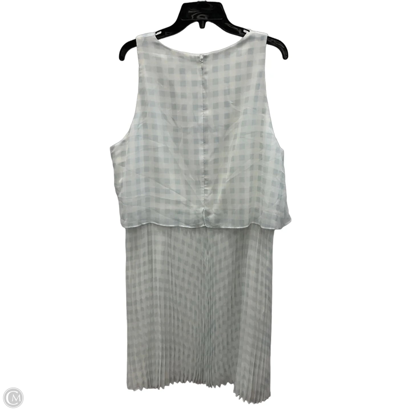 Dress Casual Maxi By Talbots In Checkered Pattern, Size: 18