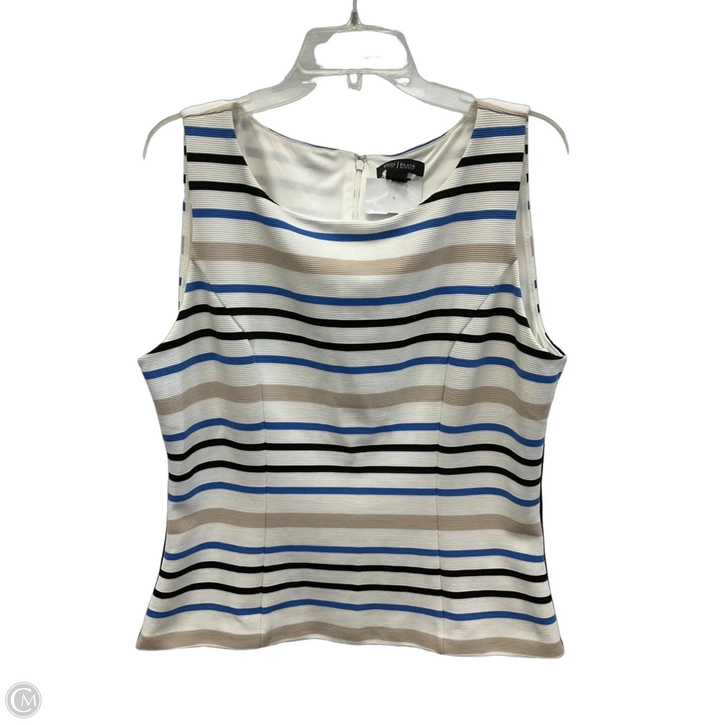 Top Sleeveless By White House Black Market In Striped Pattern, Size: 16