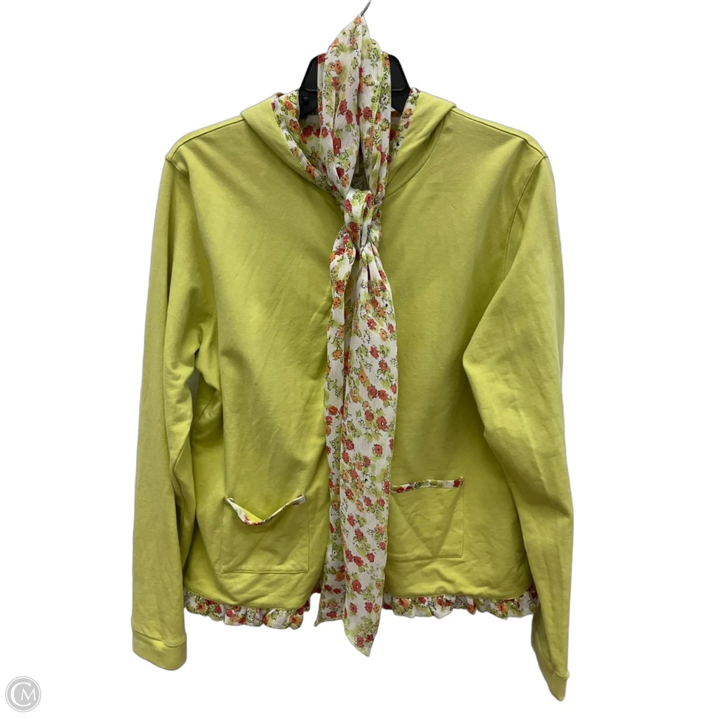 Jacket Denim By Coldwater Creek In Green, Size: Xl