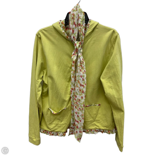 Jacket Denim By Coldwater Creek In Green, Size: Xl