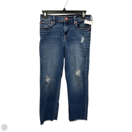 Jeans Cropped By True Religion In Blue Denim, Size: 6