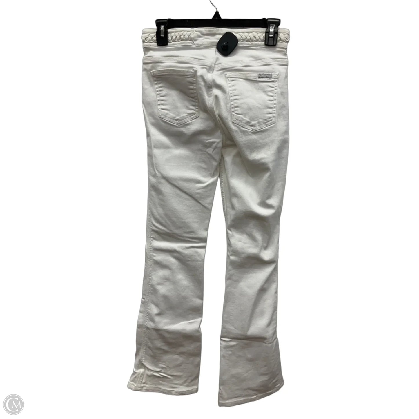 Jeans Flared By 7 For All Mankind In White Denim, Size: 4