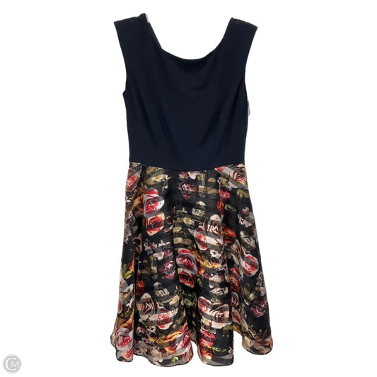 Dress Party Midi By Sl Fashions In Floral Print, Size: 4