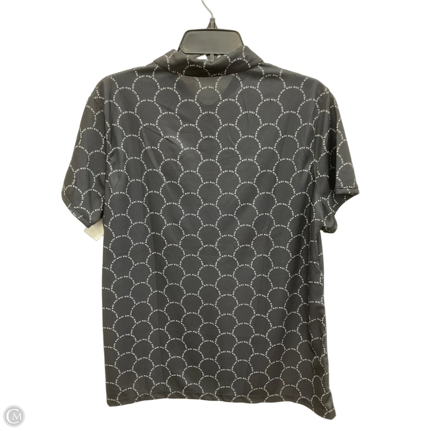 Athletic Top Short Sleeve By Nike Apparel In Black, Size: Xl
