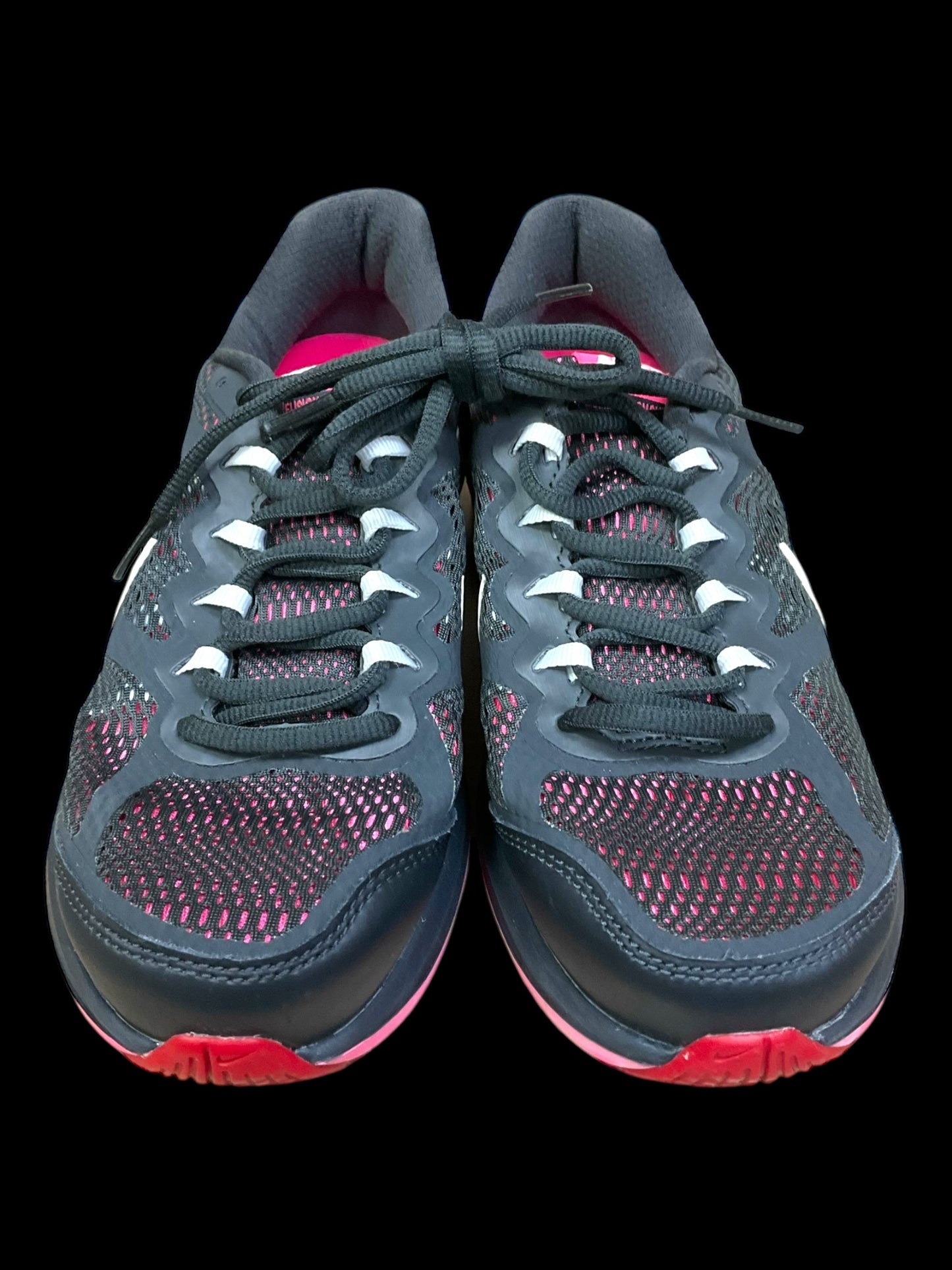 Shoes Athletic By Nike In Black & Pink, Size: 6.5