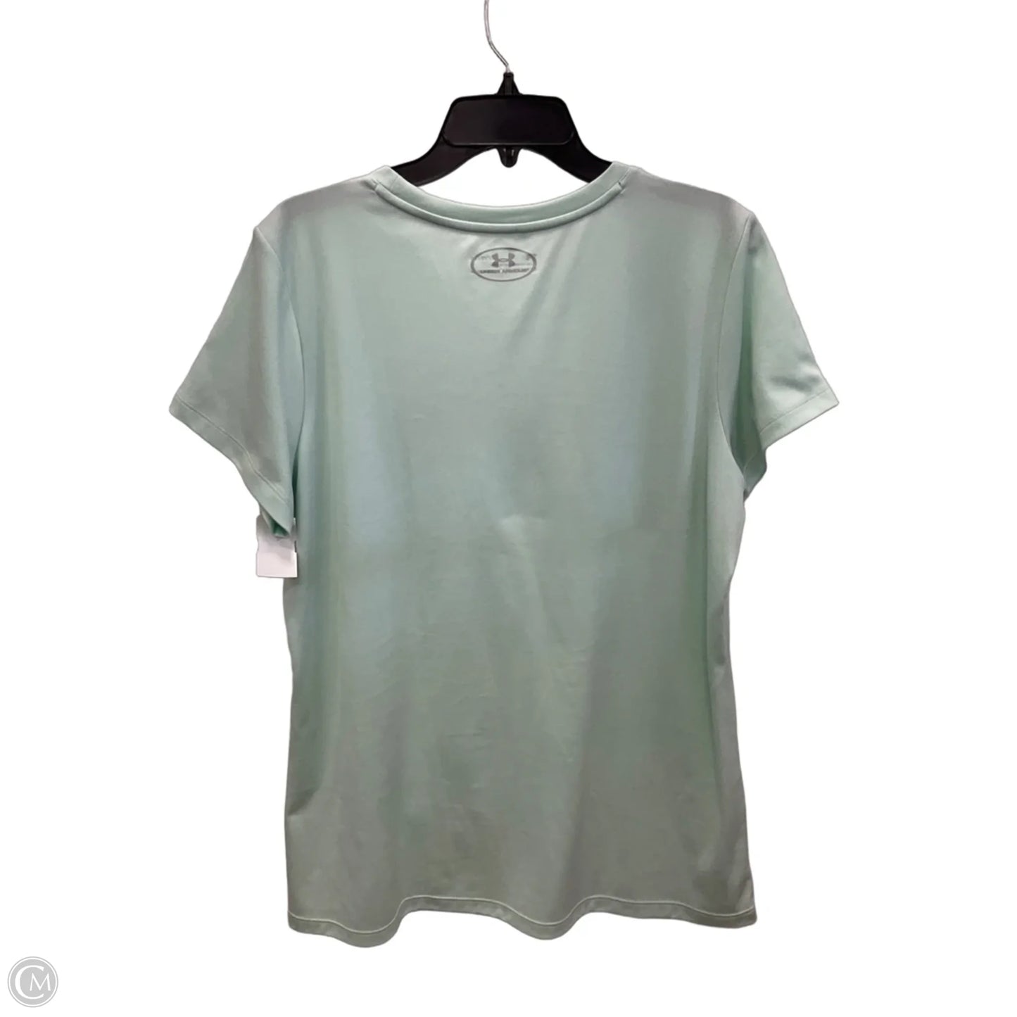 Athletic Top Short Sleeve By Under Armour In Green, Size: Xl