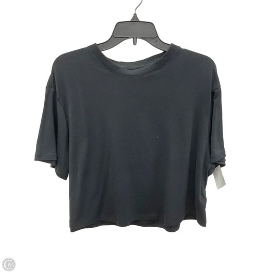 Athletic Top Short Sleeve By Nike Apparel In Black, Size: L
