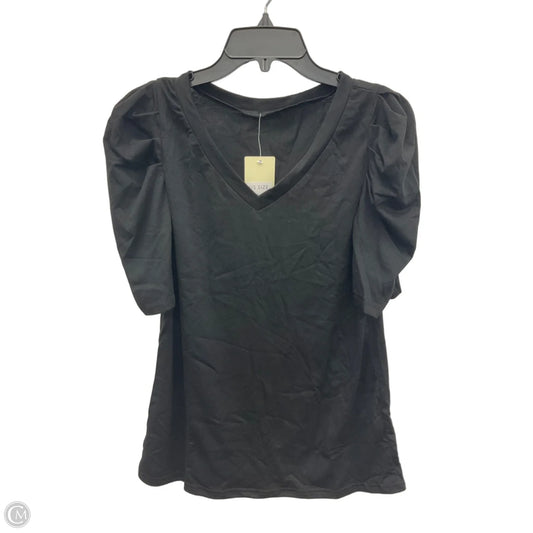 Top Short Sleeve Basic By Cme In Black, Size: S