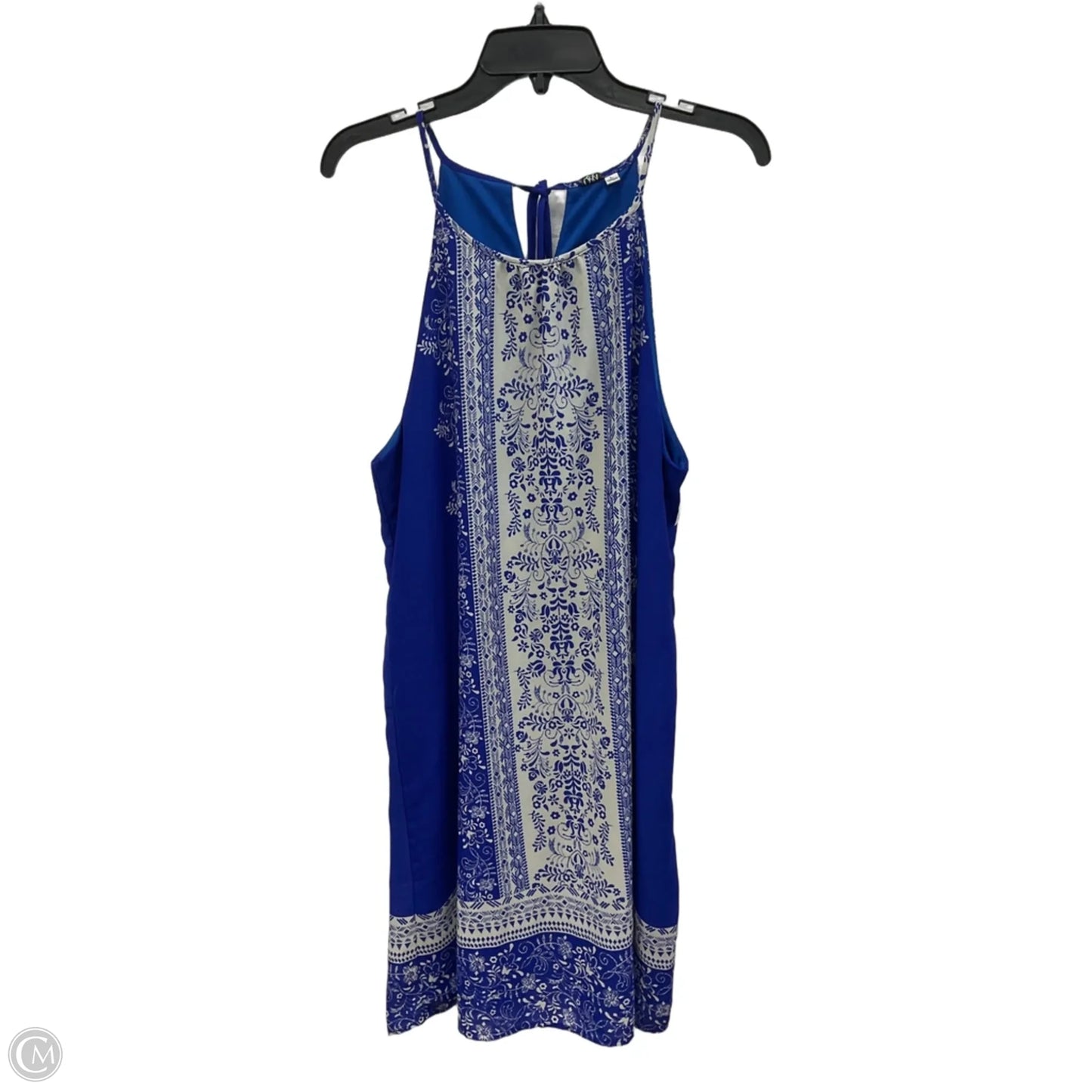Dress Casual Midi By Clothes Mentor In Blue, Size: L