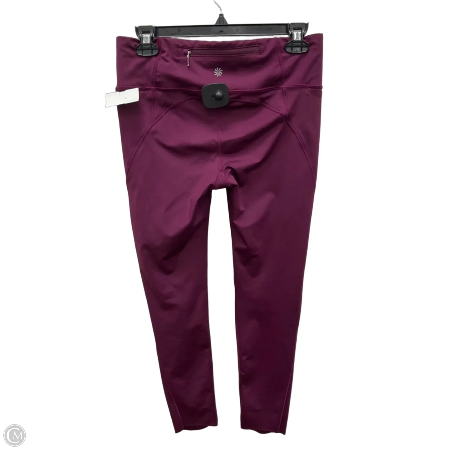 Athletic Leggings By Athleta In Maroon, Size: S