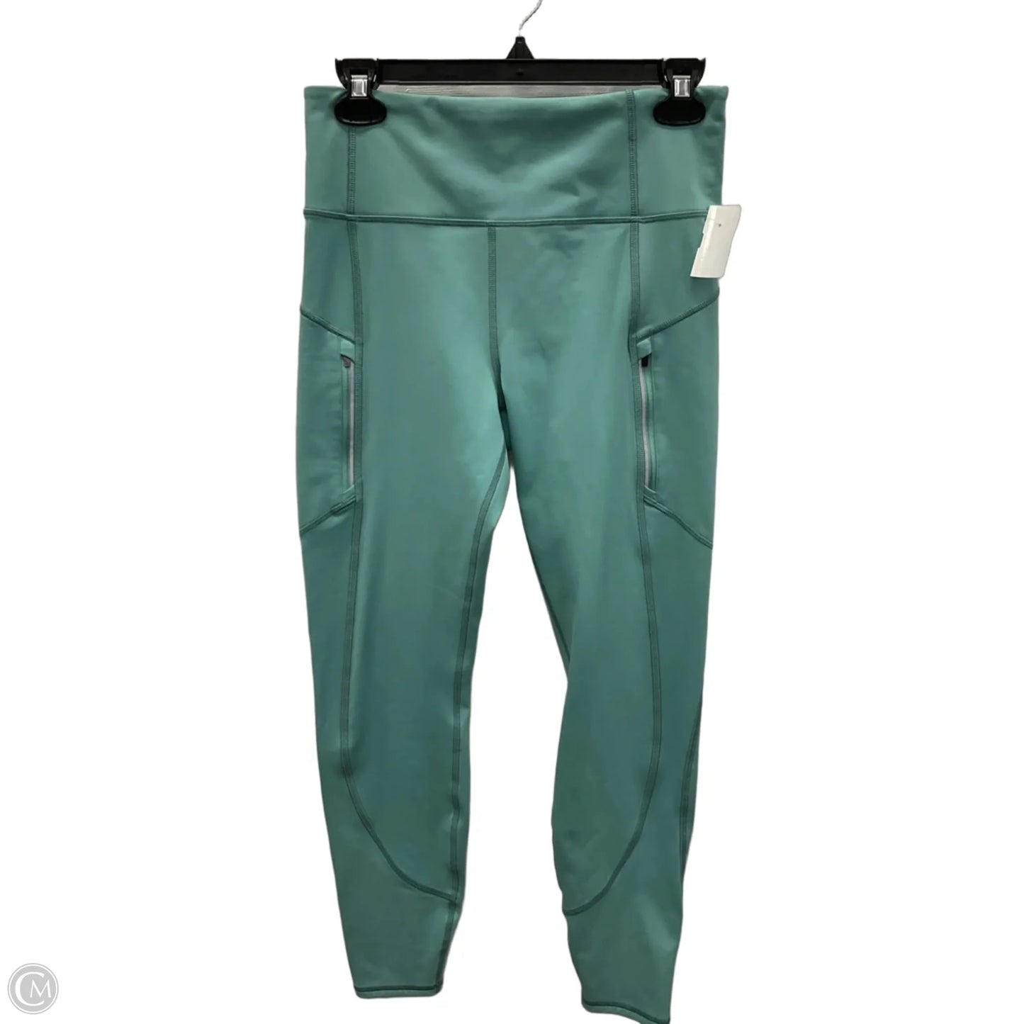 Athletic Leggings By Athleta In Blue, Size: M