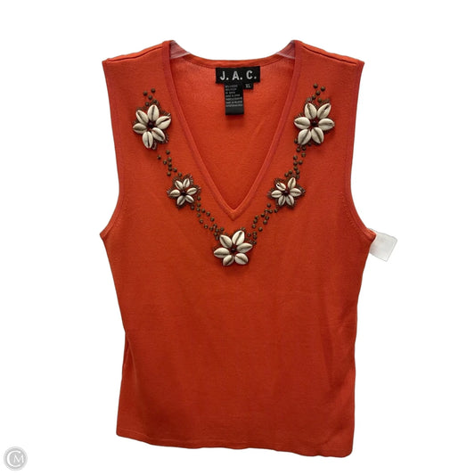 Top Sleeveless By Jachs Girlfirend In Orange, Size: Xl