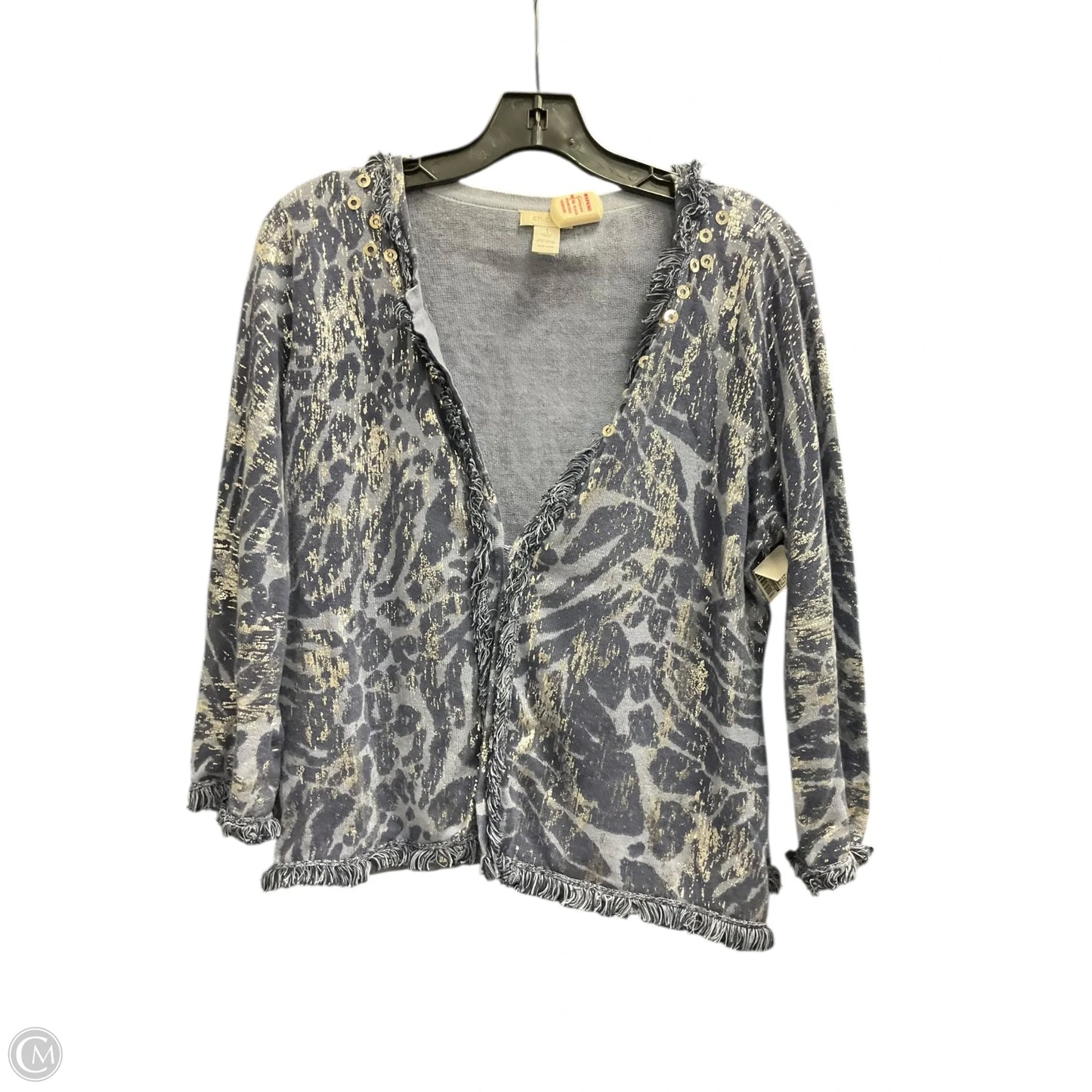 Cardigan By Chicos In Blue, Size: M