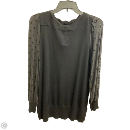 Top Long Sleeve By Cable And Gauge In Black, Size: S