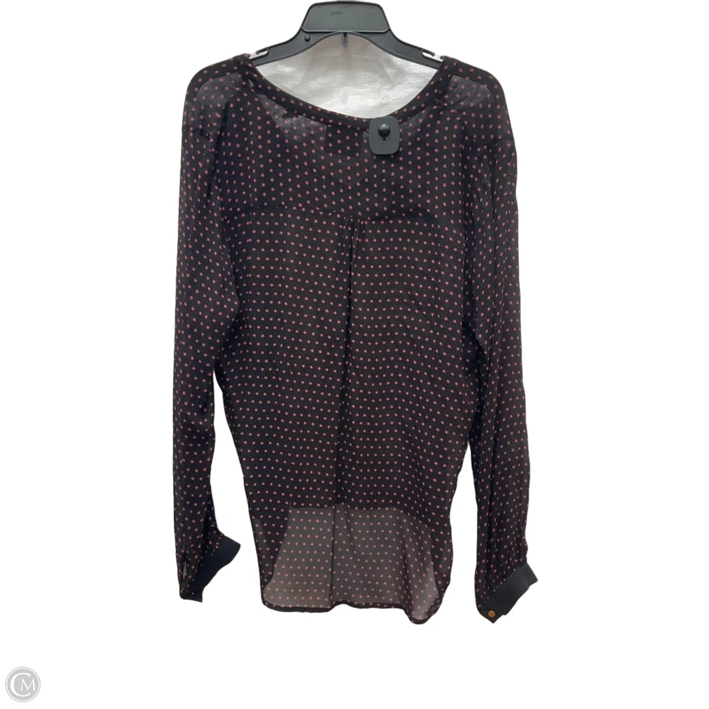 Top Long Sleeve By Scotch & Soda In Black, Size: L