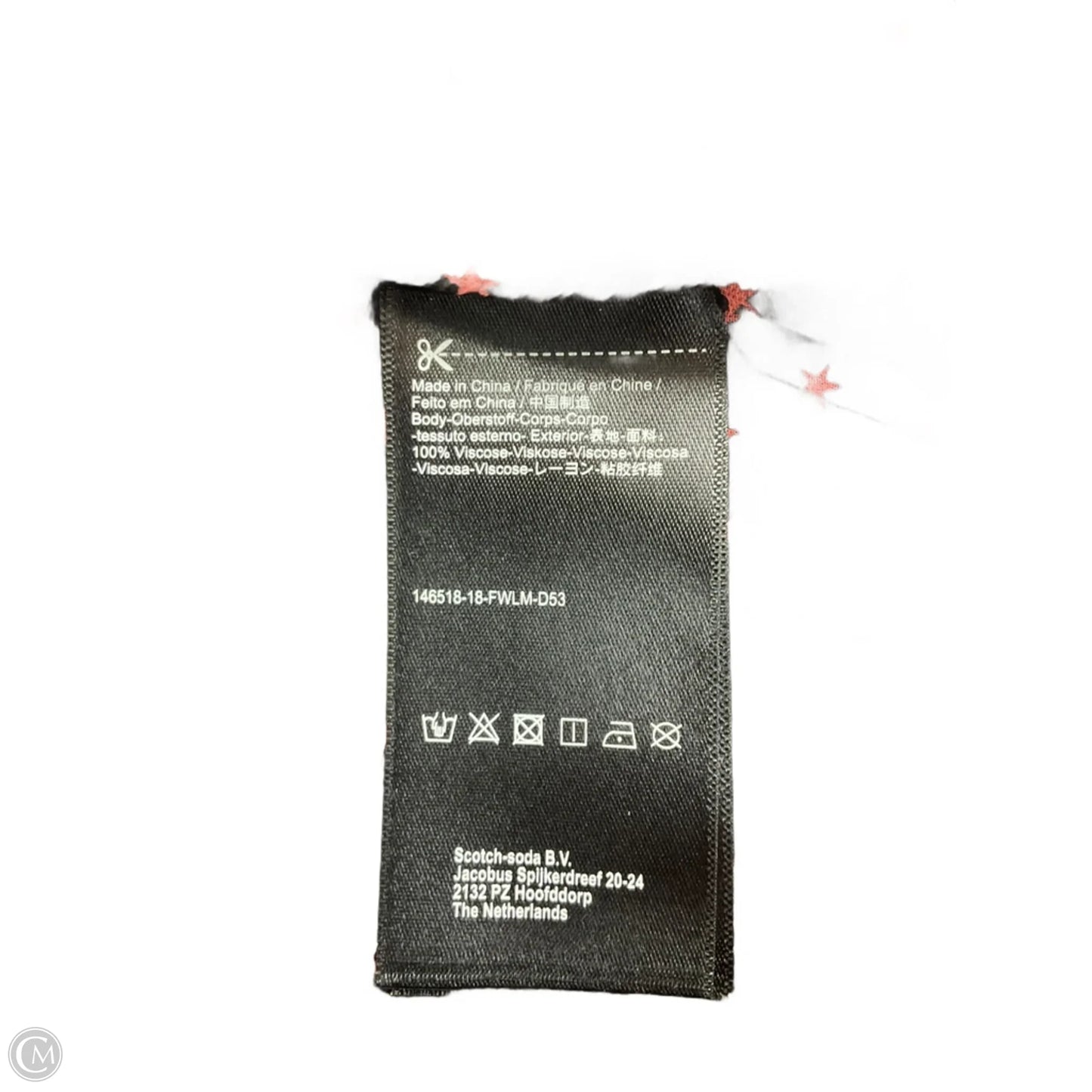 Top Long Sleeve By Scotch & Soda In Black, Size: L