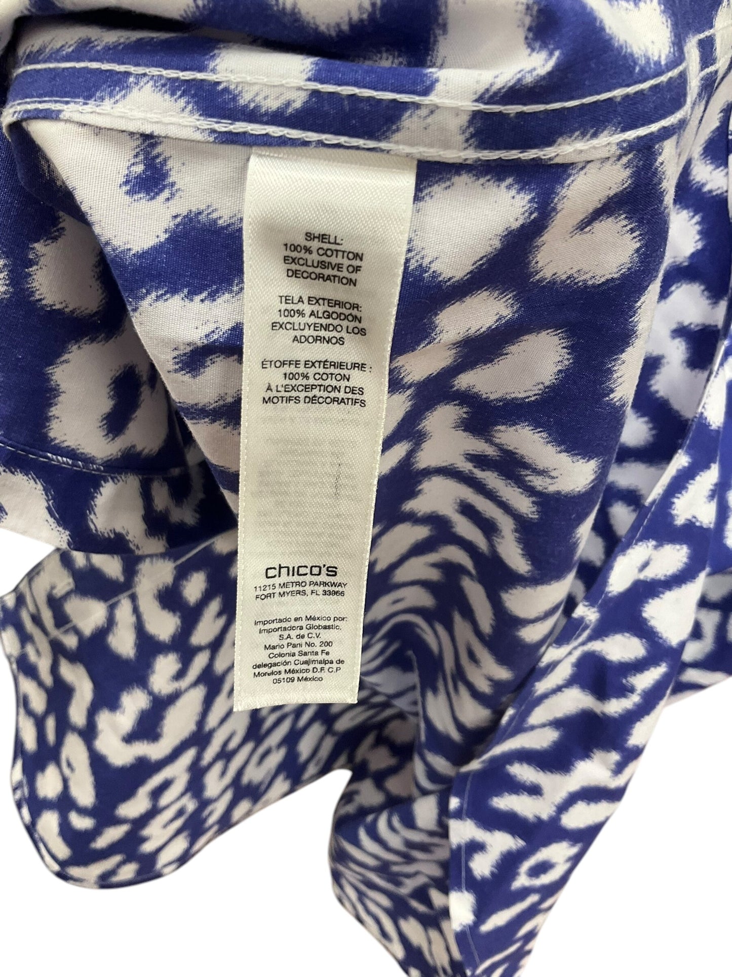 Blouse Long Sleeve By Chicos  Size: S