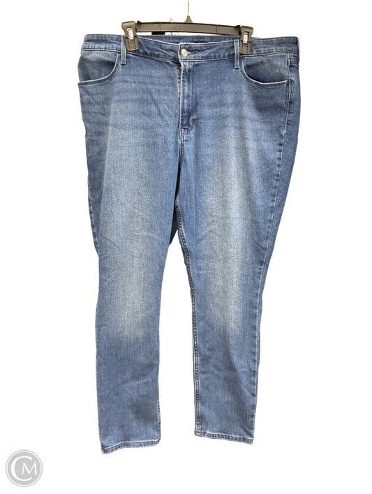 Jeans Skinny By Old Navy In Blue Denim, Size: 18