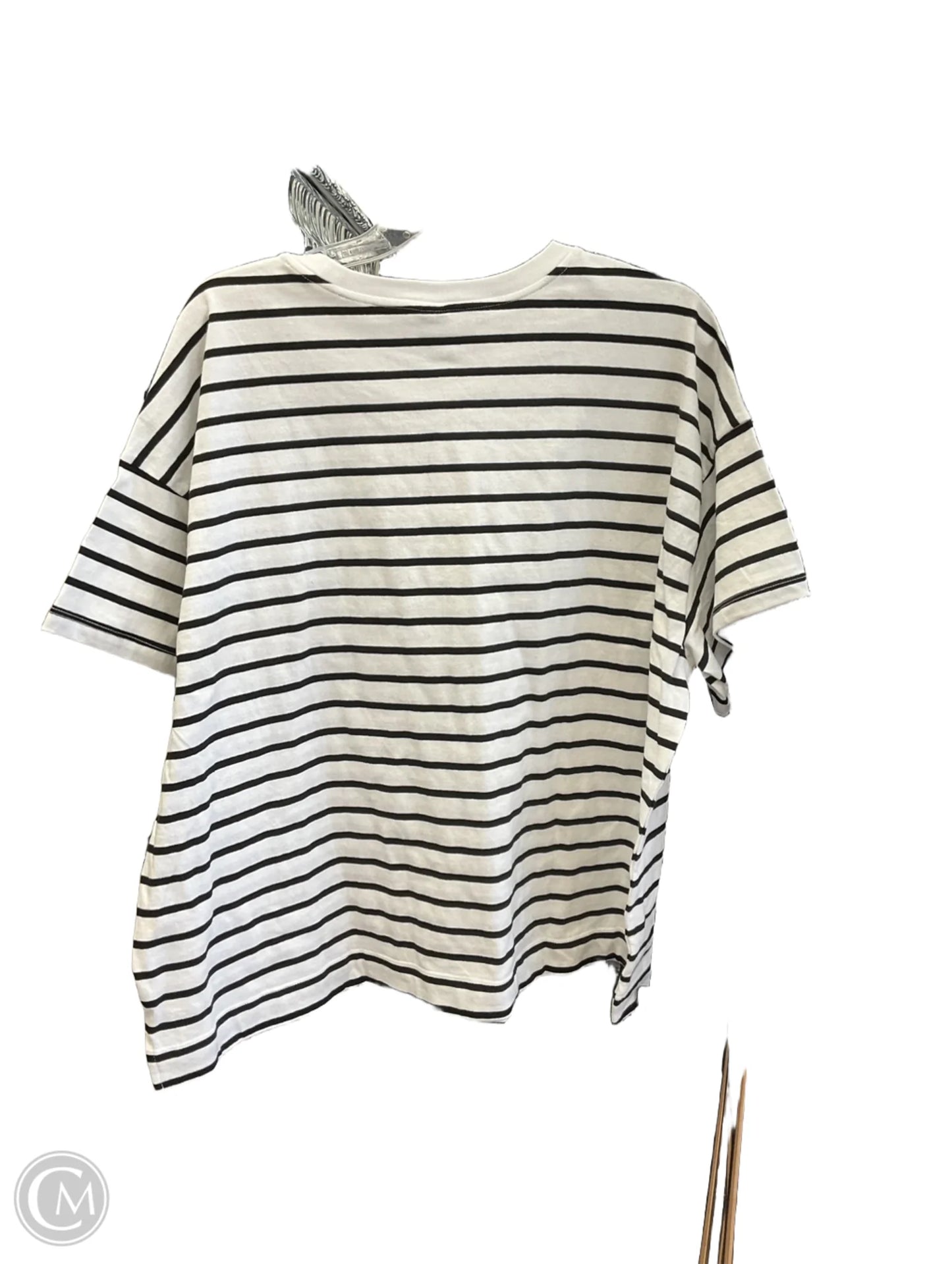 Top Short Sleeve By Old Navy In Striped Pattern, Size: Xxl