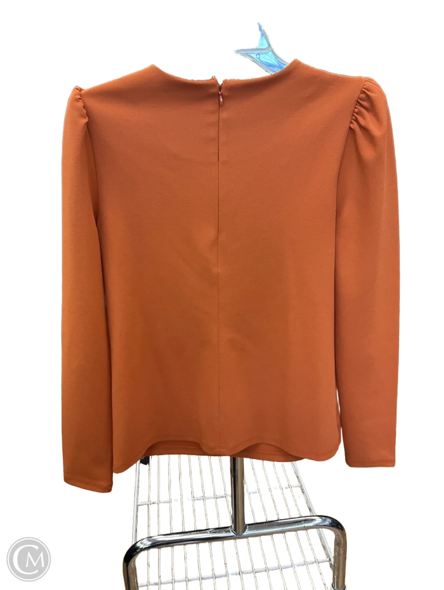 Top Long Sleeve By Ann Taylor In Orange, Size: Xs